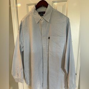 Rare Vintage Ralph Lauren Striped Blair Button-Down | XL | 100% Cotton